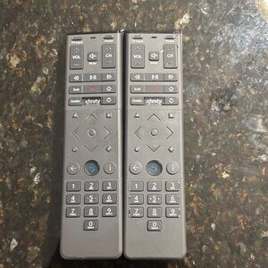 Xfinity Dual Gray Remote Controls